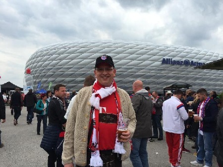 Michael Thoennessen beim FC Bayern München in der Allianz-Arena