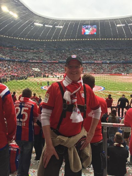 Michael Thoennessen beim FC Bayern München in der Allianz-Arena